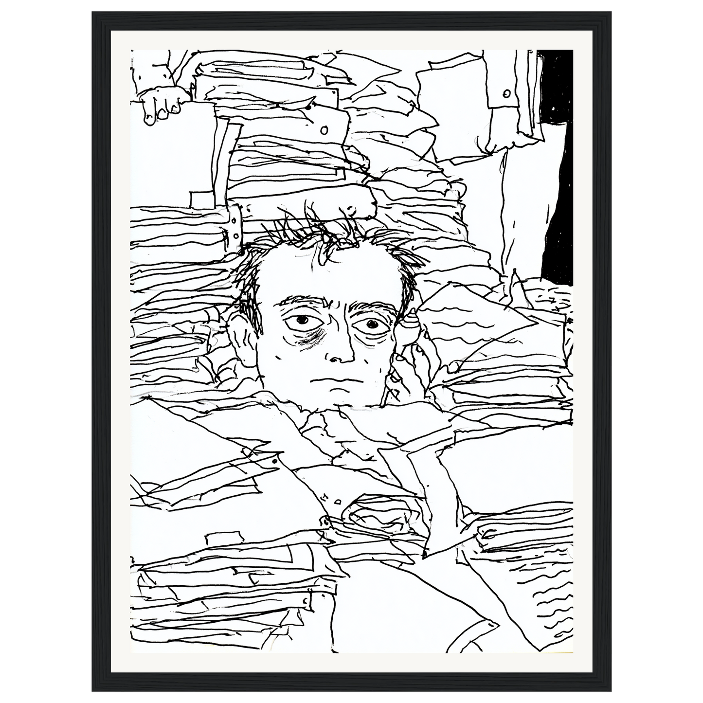 Busy Mind — s0_framed_black