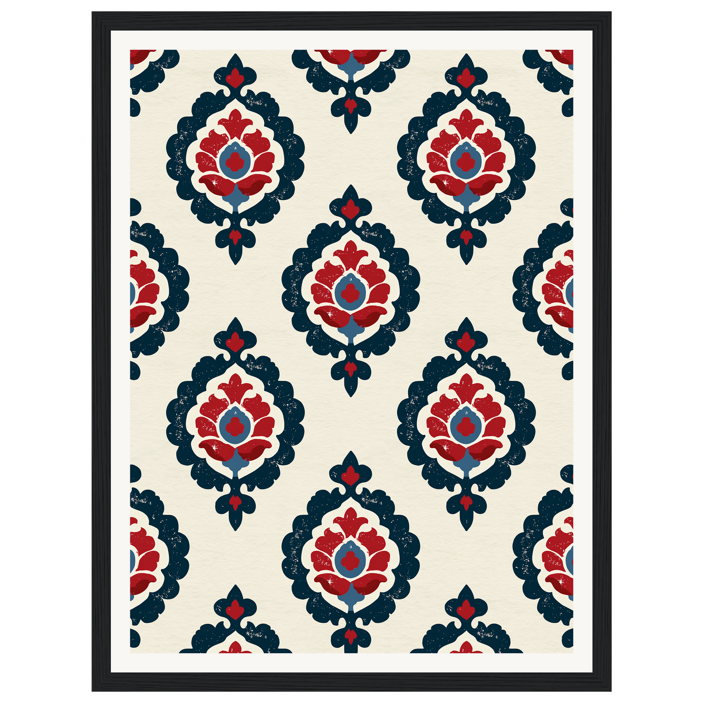 Royal Pattern — s0_framed_black
