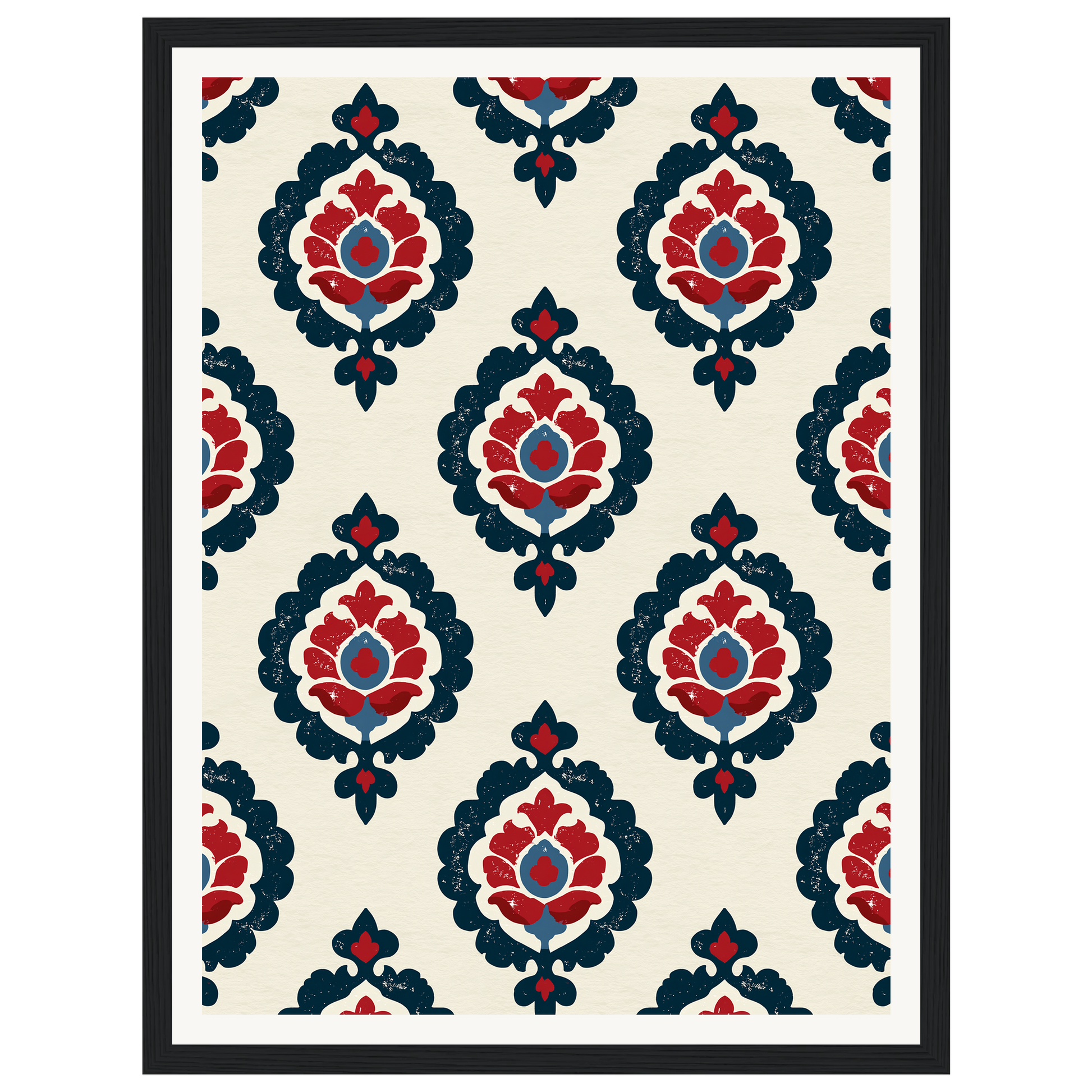 Royal Pattern — s0_framed_black