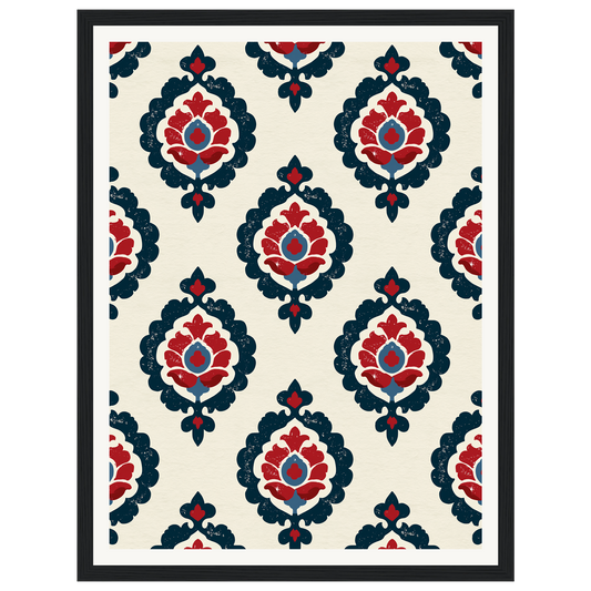 Royal Pattern — s0_framed_black