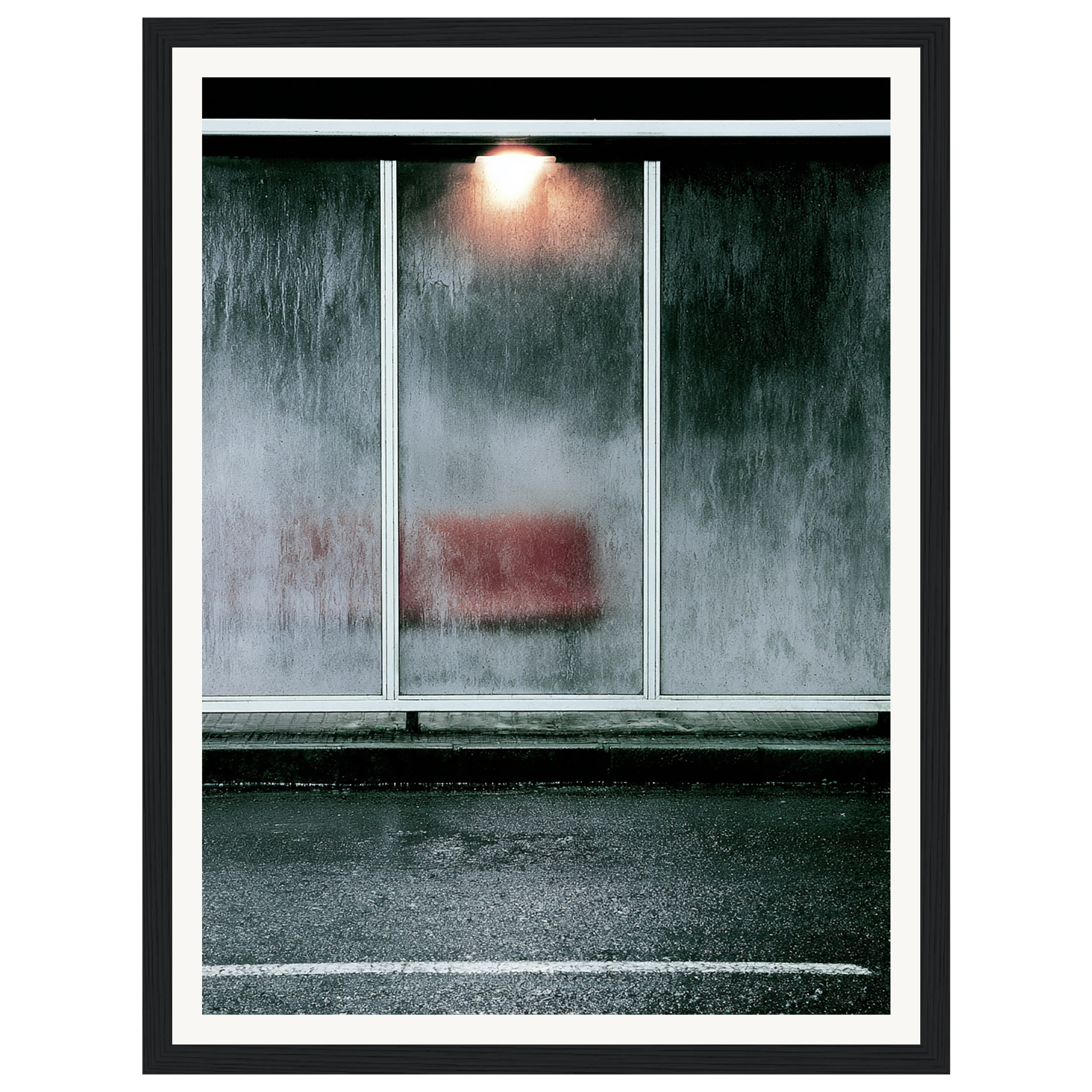 Rainy Window — s0_framed_black