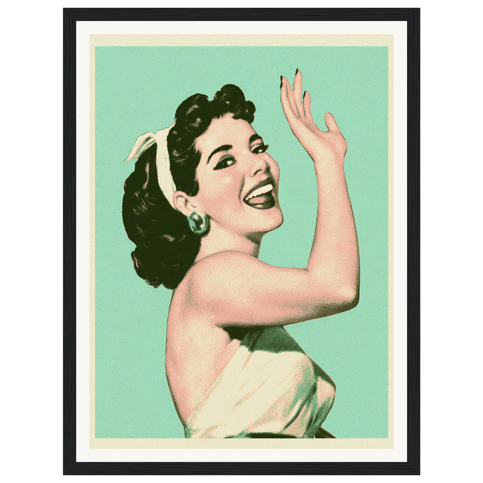 Vintage Charm — s0_framed_black