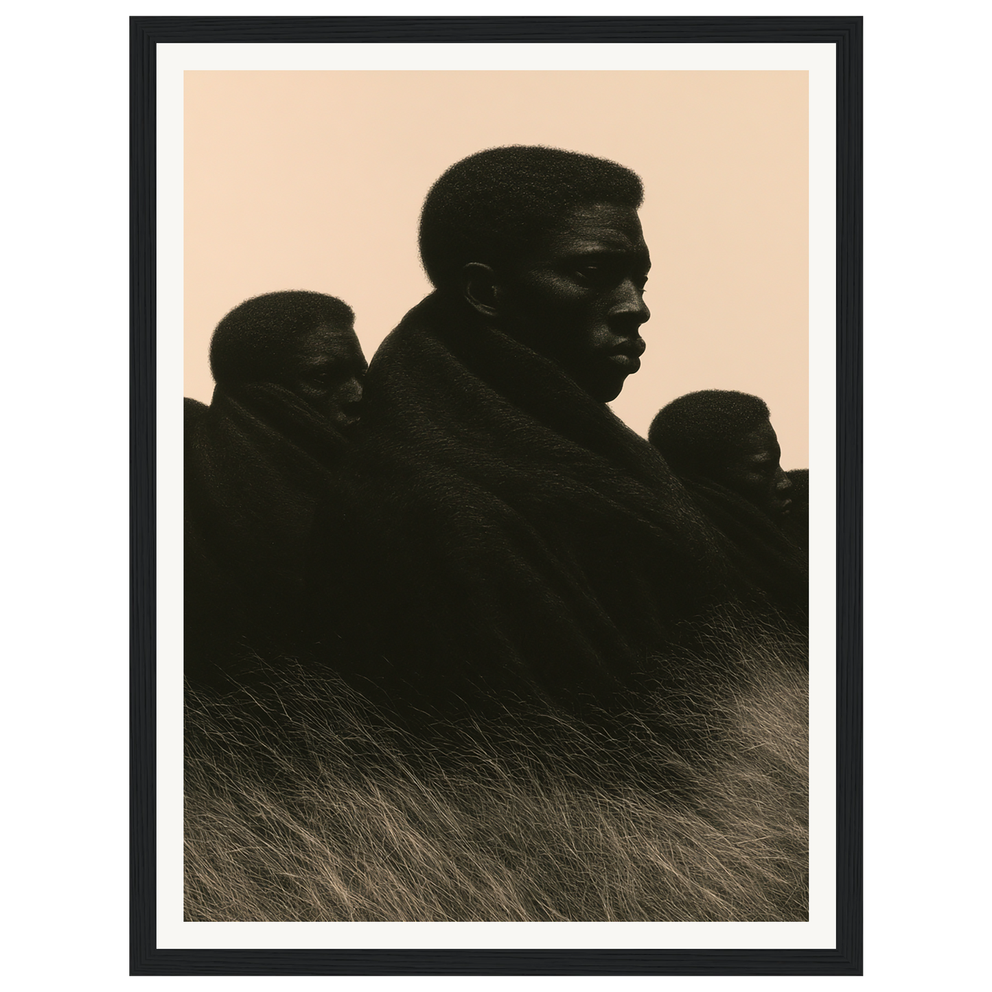 Silent Gathering — s0_framed_black