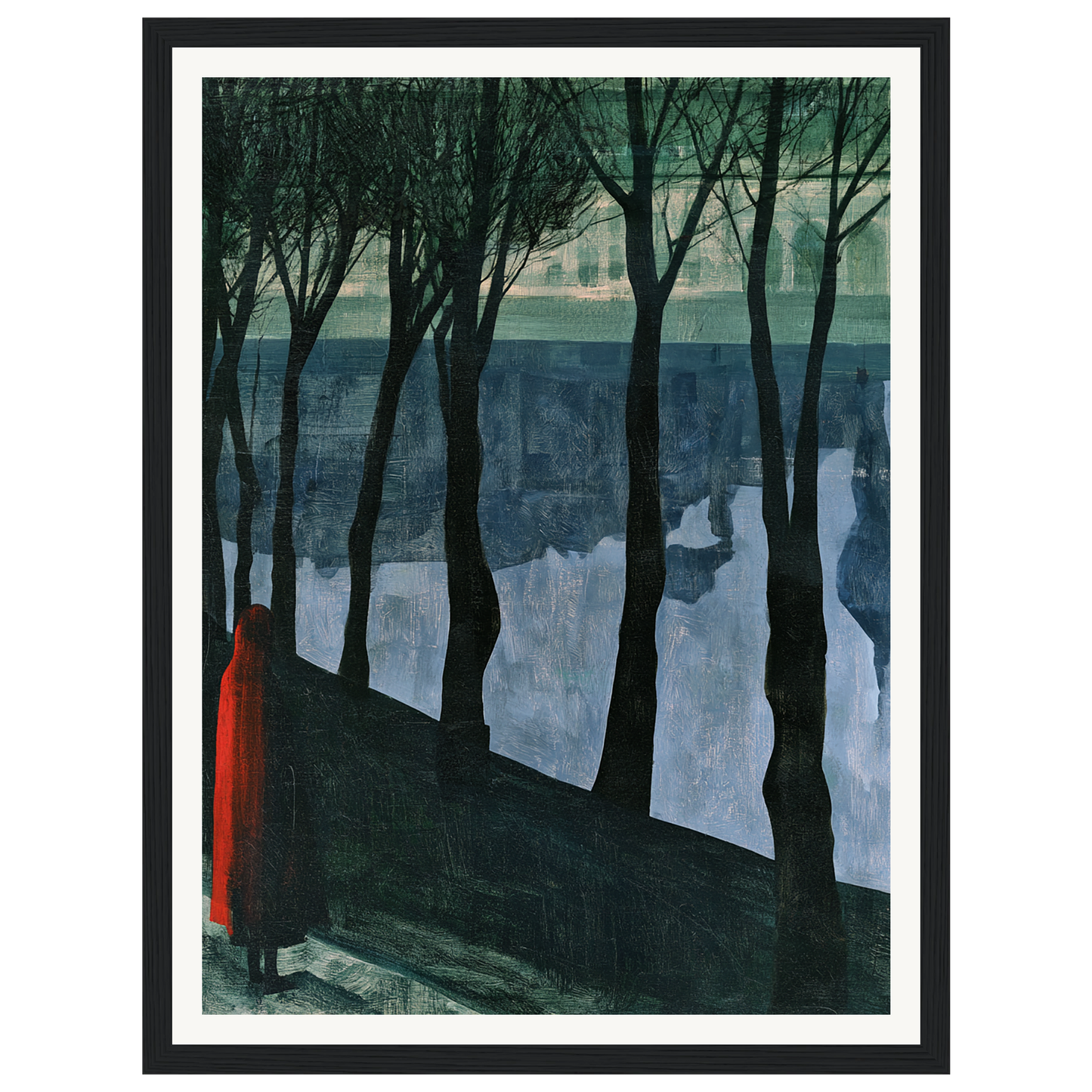 Autumn Reflection — s0_framed_black