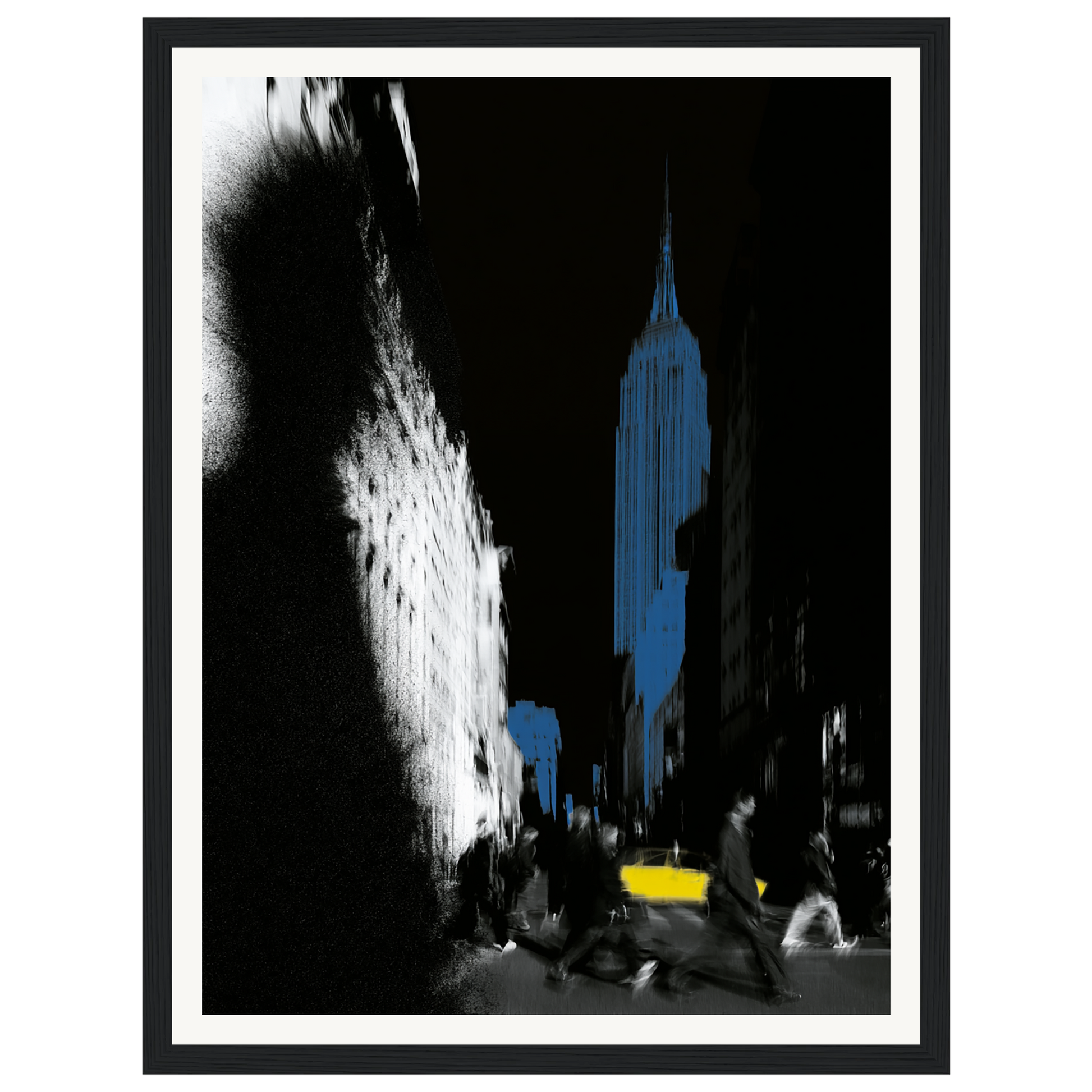 City Lights — s0_framed_black
