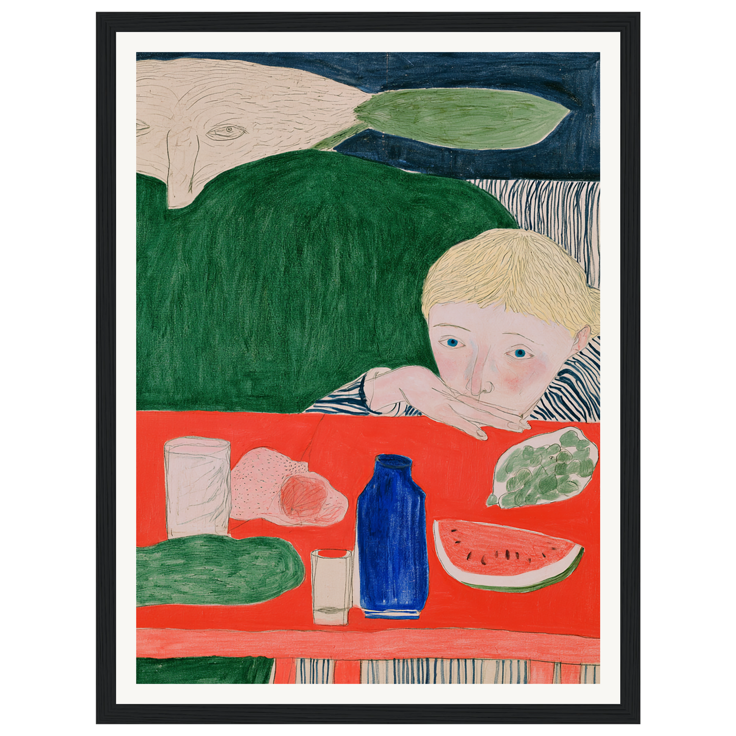 Summer Table — s0_framed_black
