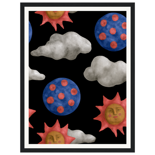 Night Sky — s0_framed_black