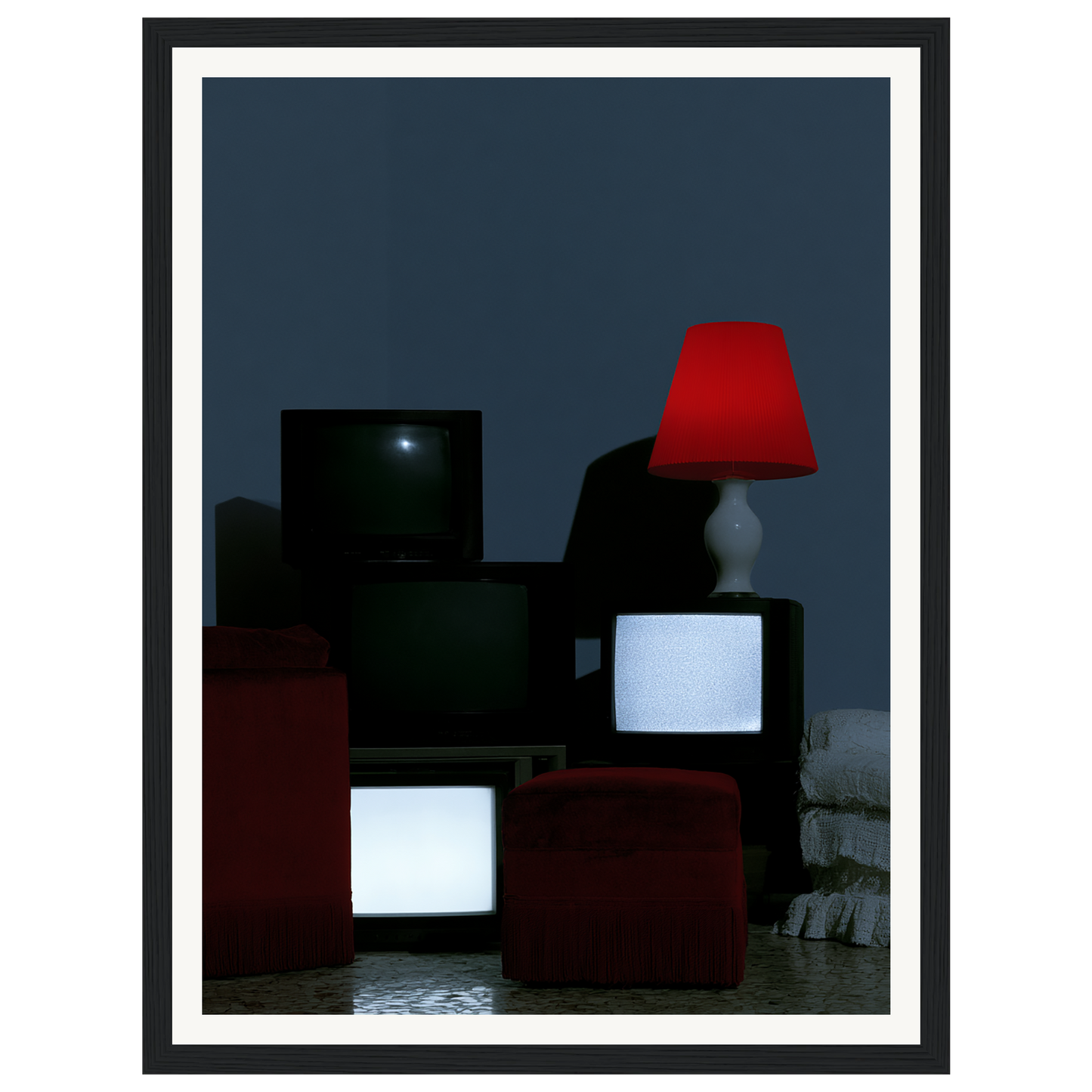 Late Night Static — s0_framed_black