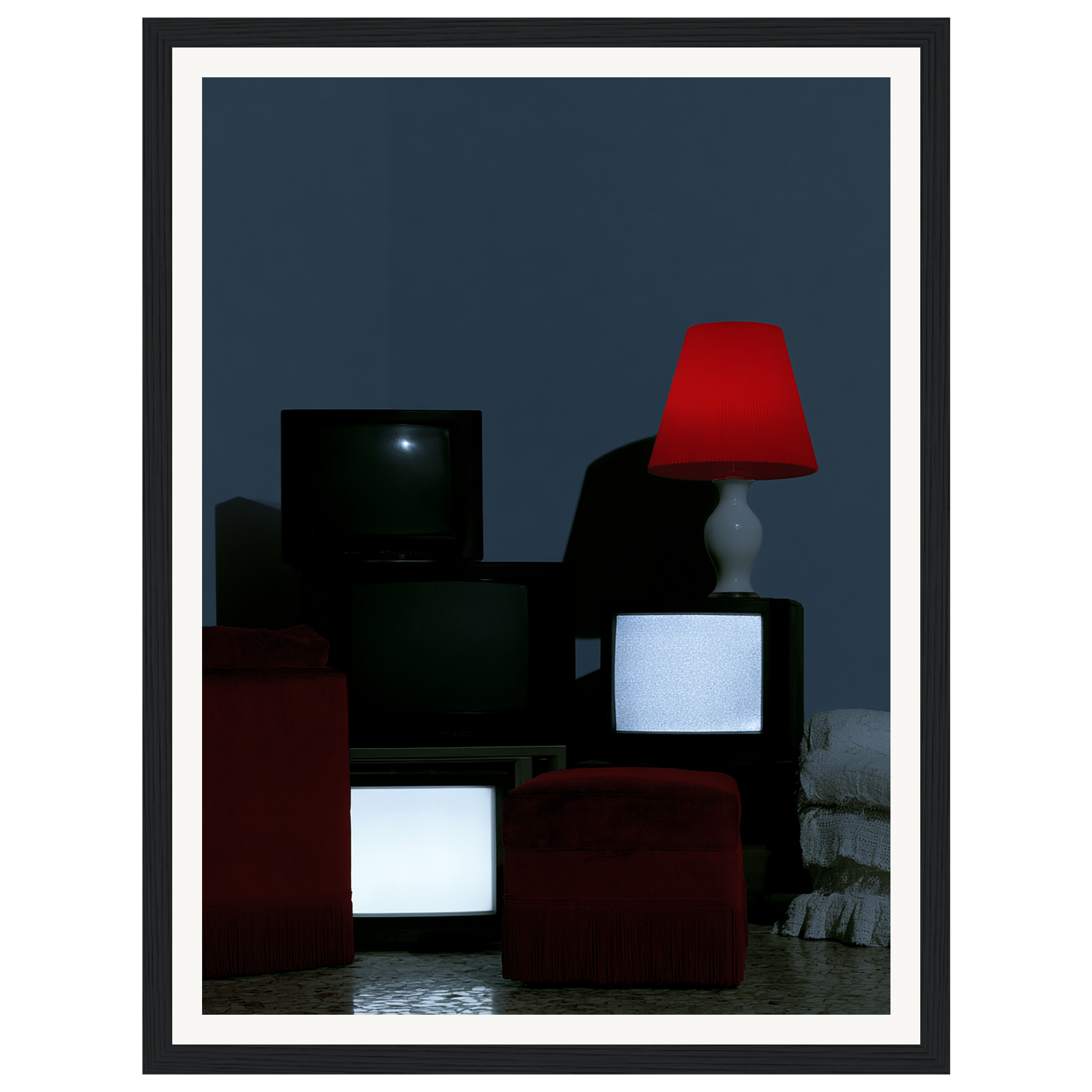 Late Night Static — s0_framed_black