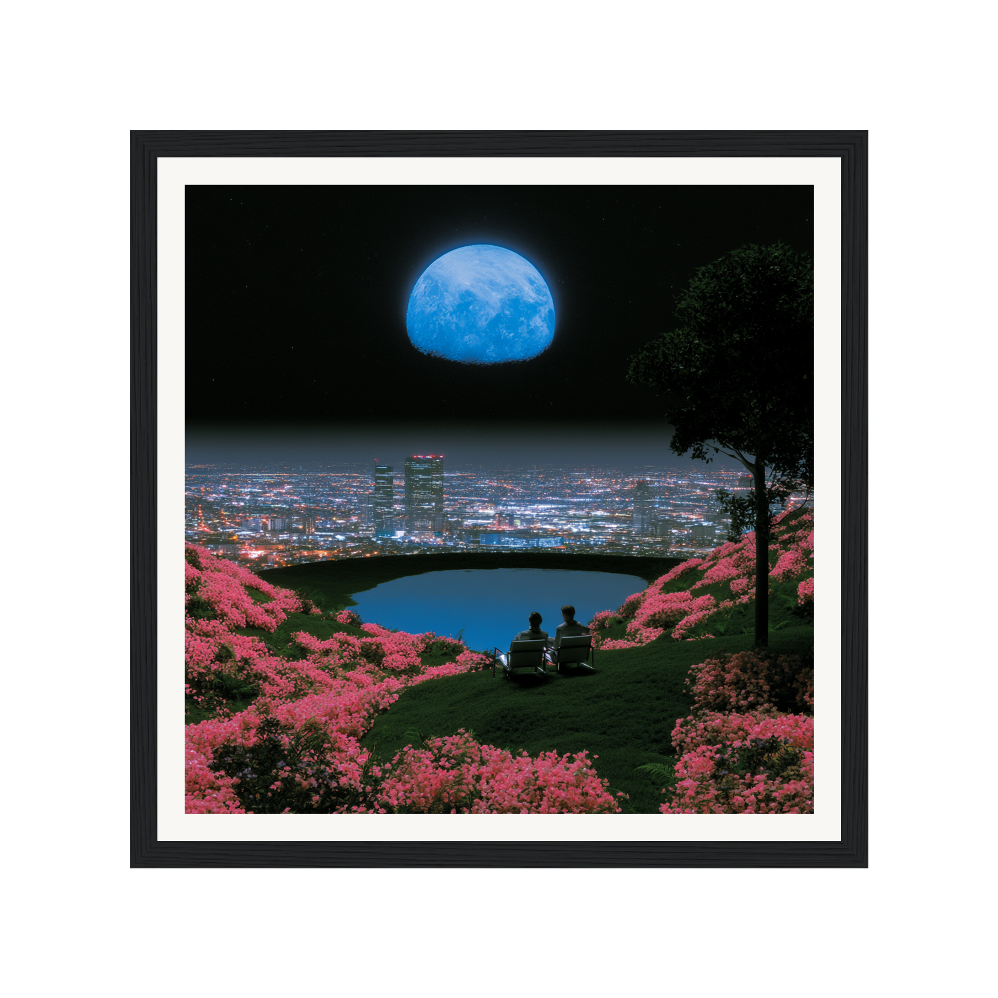 Moonlit Night — s0_framed_black