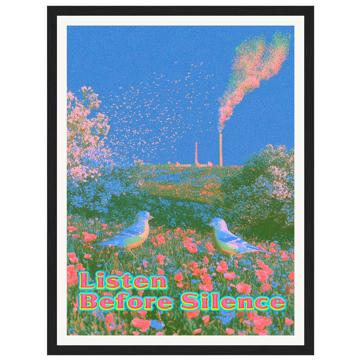 Quiet Bloom — s0_framed_black