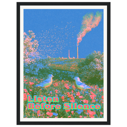 Quiet Bloom — s0_framed_black