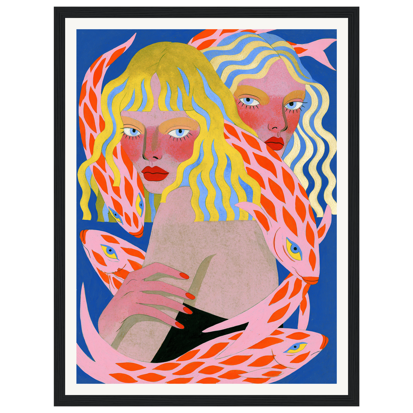 Sister Flame — s0_framed_black