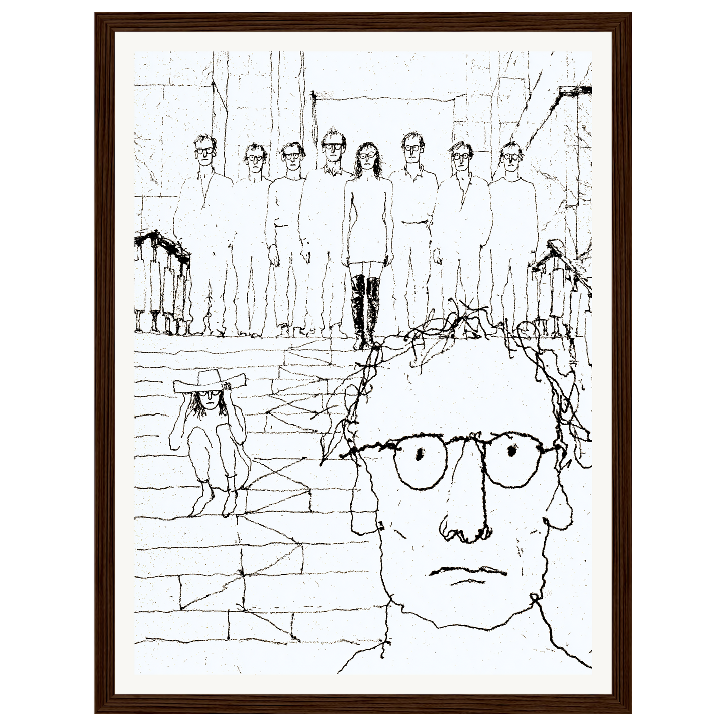Familiar Faces — s0_framed_dark_wood