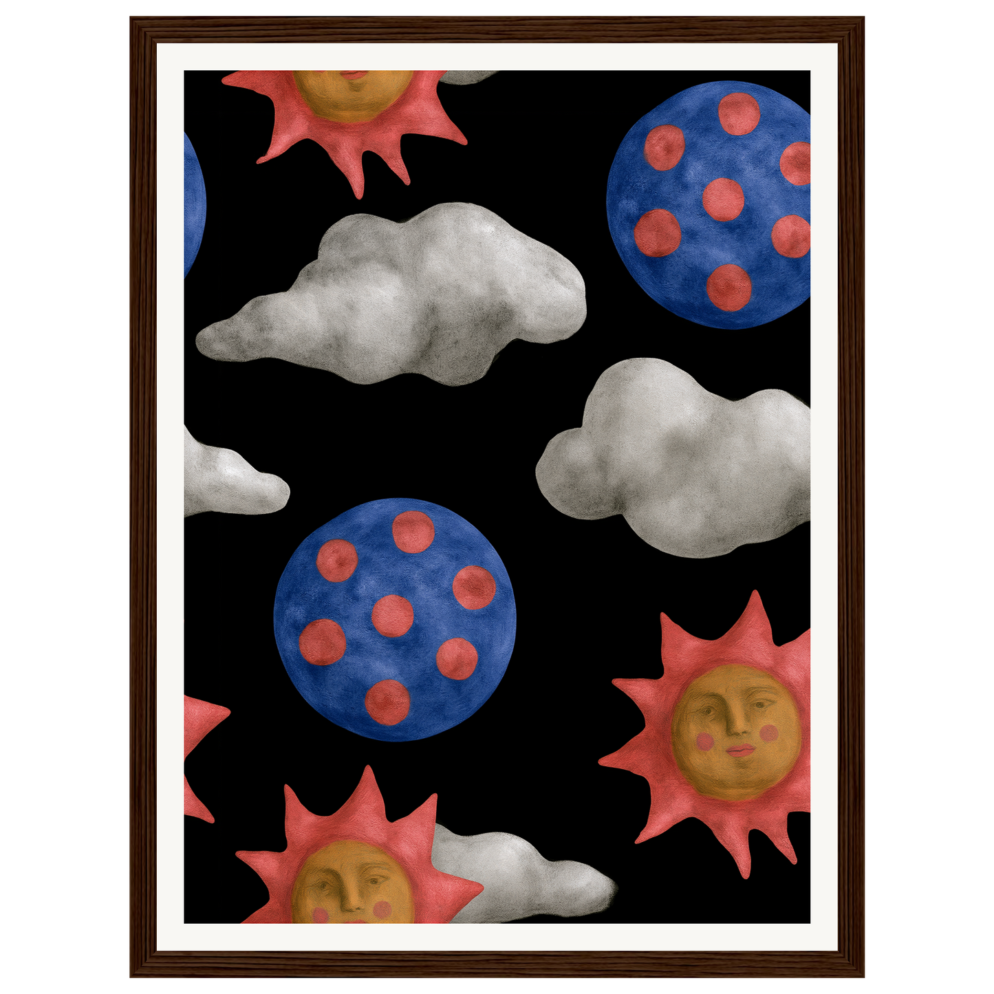 Night Sky — s0_framed_dark_wood