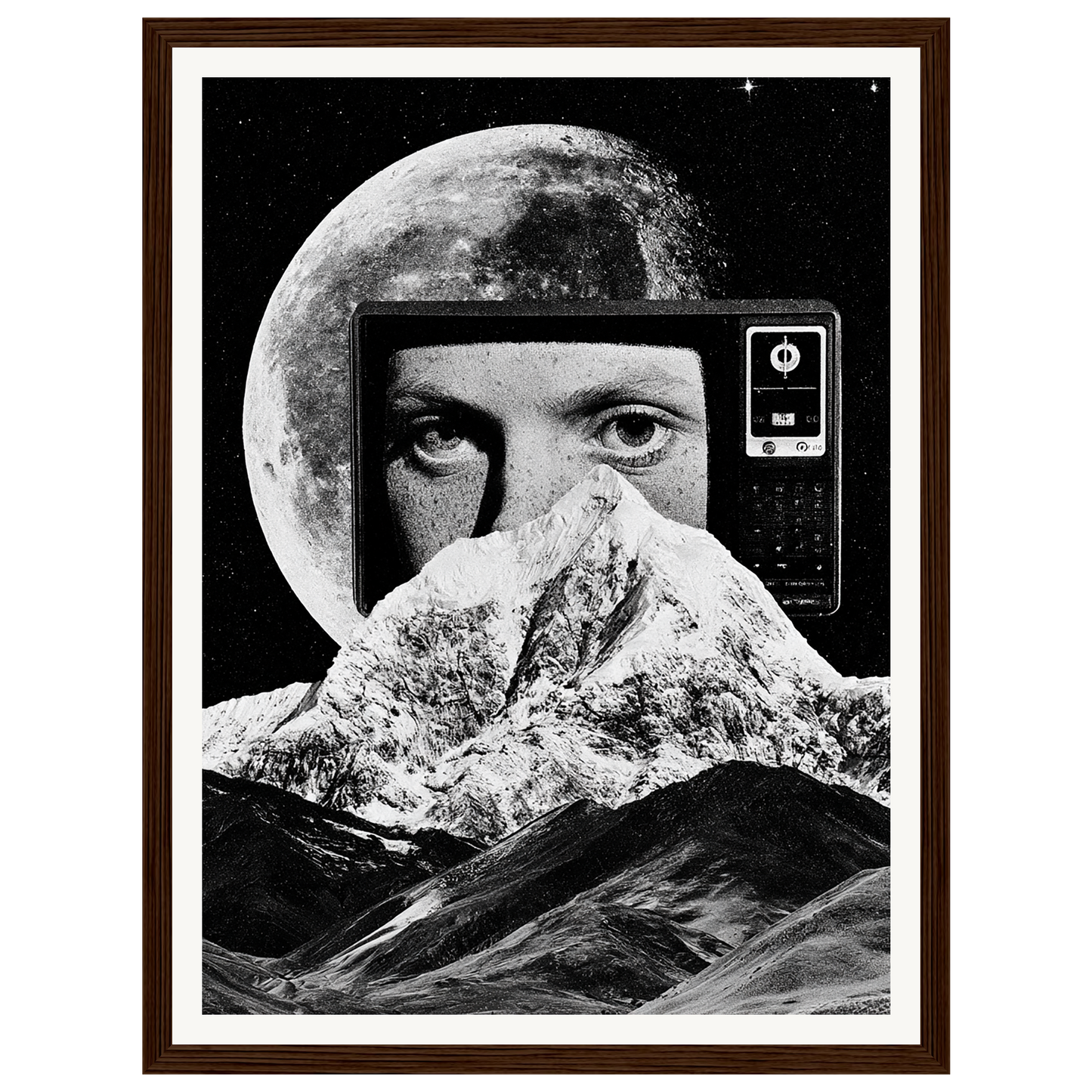 Distant Signal — s0_framed_dark_wood