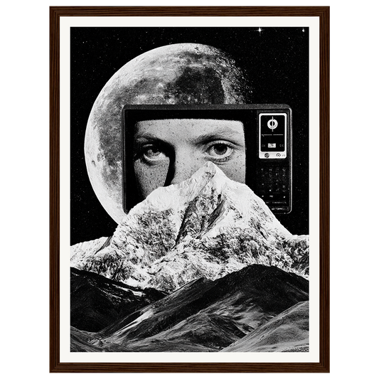 Distant Signal — s0_framed_dark_wood