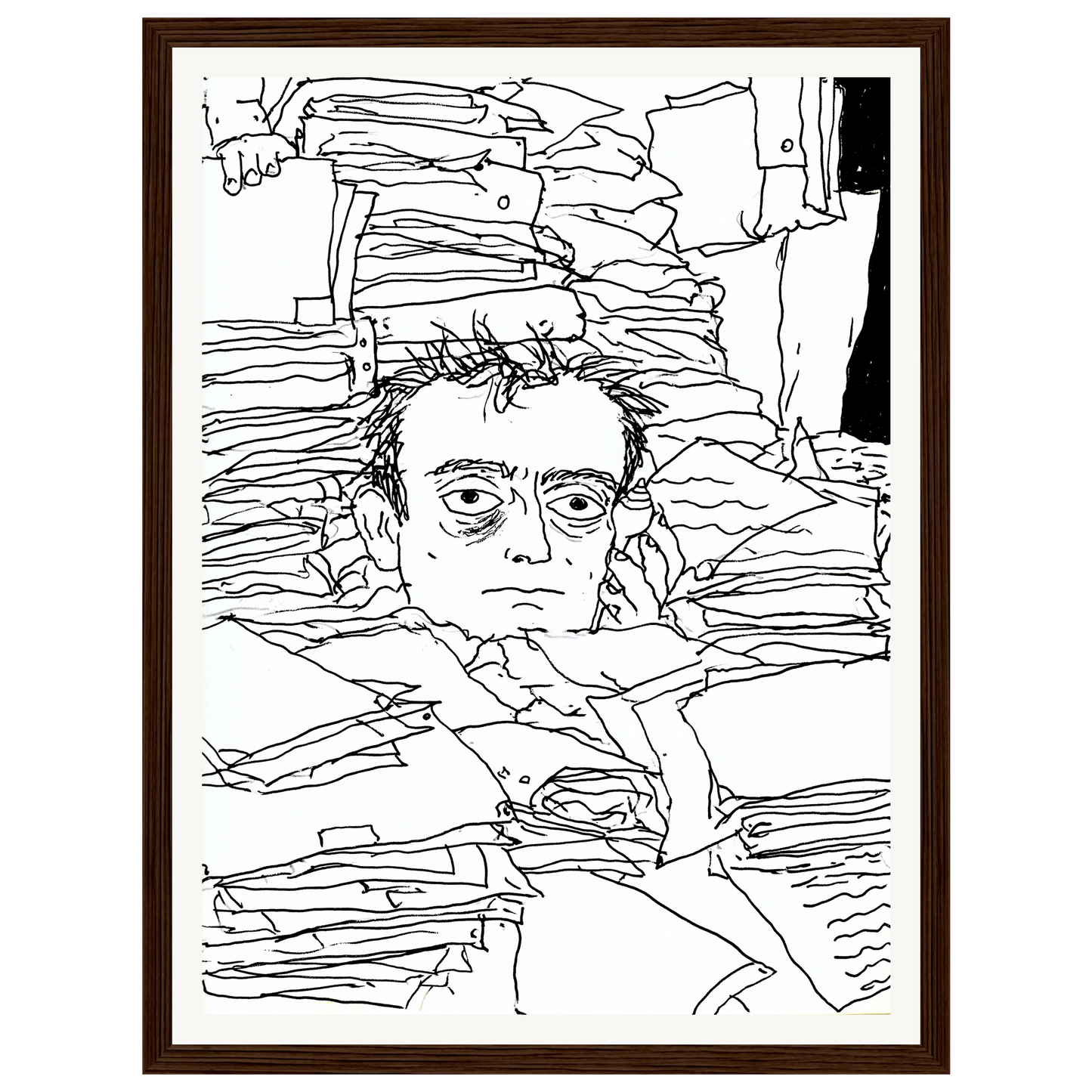 Busy Mind — s0_framed_dark_wood