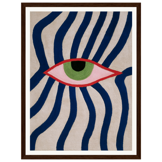 Watching Waves — s0_framed_dark_wood