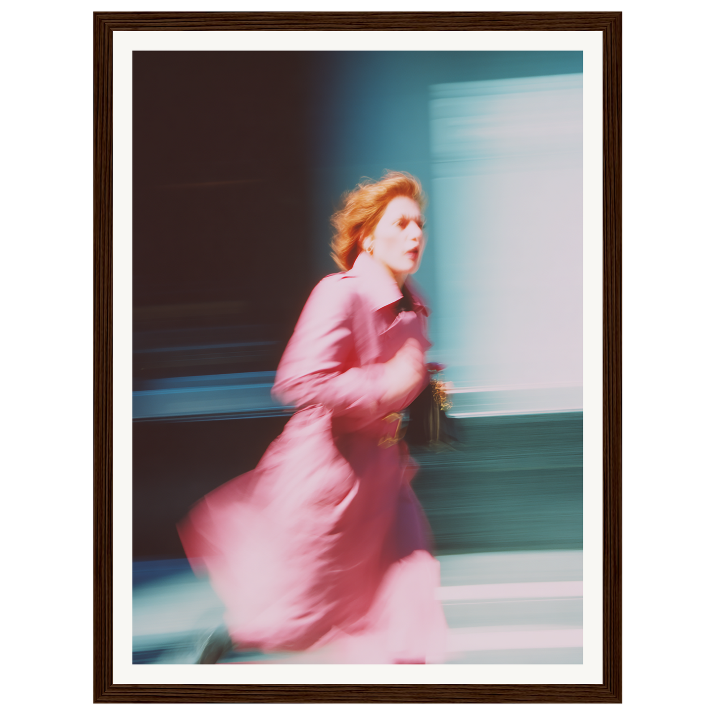 Running Late — s0_framed_dark_wood