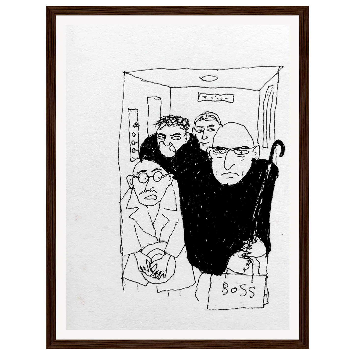 Office Life — s0_framed_dark_wood