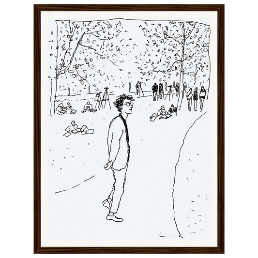 Quiet Park — s0_framed_dark_wood