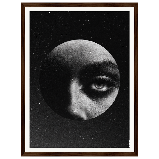 Watching Moon — s0_framed_dark_wood