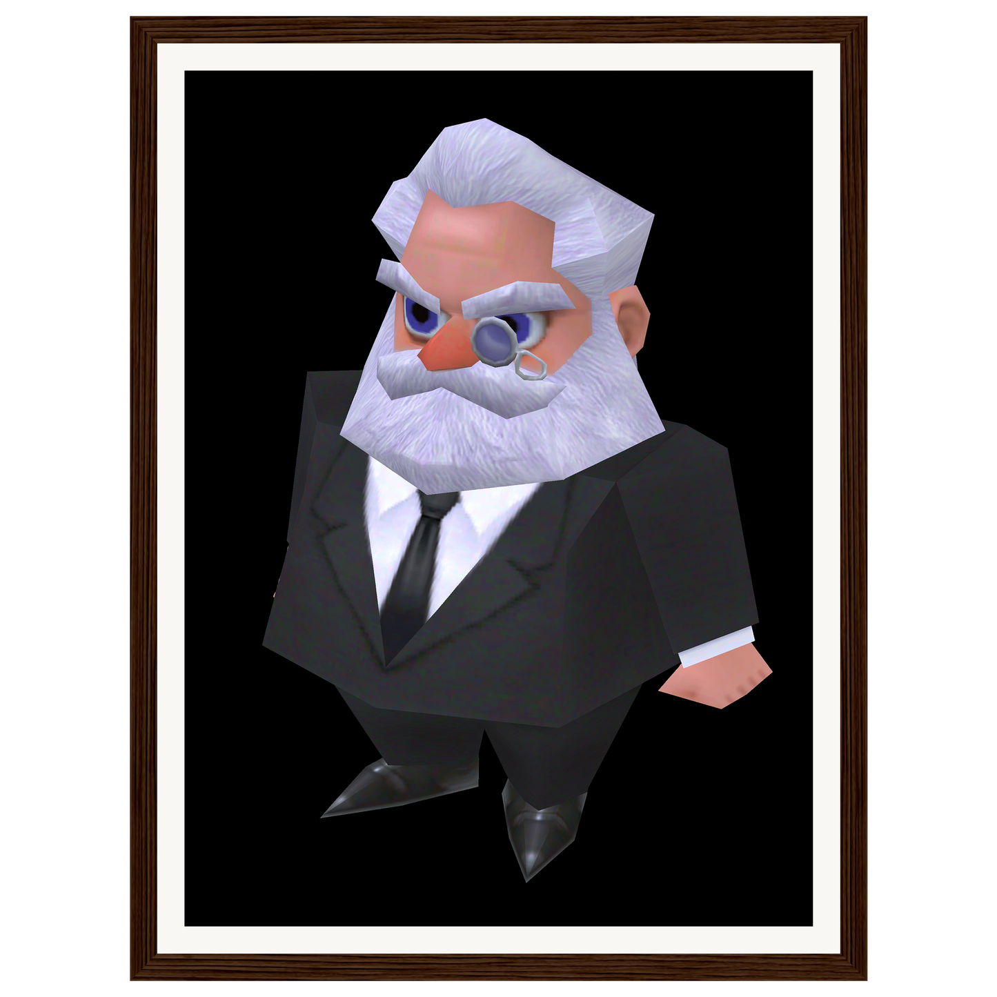 Old Professor — s0_framed_dark_wood