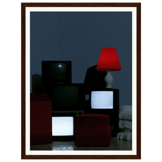 Late Night Static — s0_framed_dark_wood