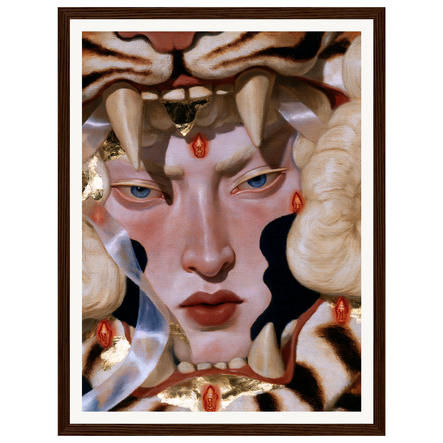 Fierce Queen — s0_framed_dark_wood