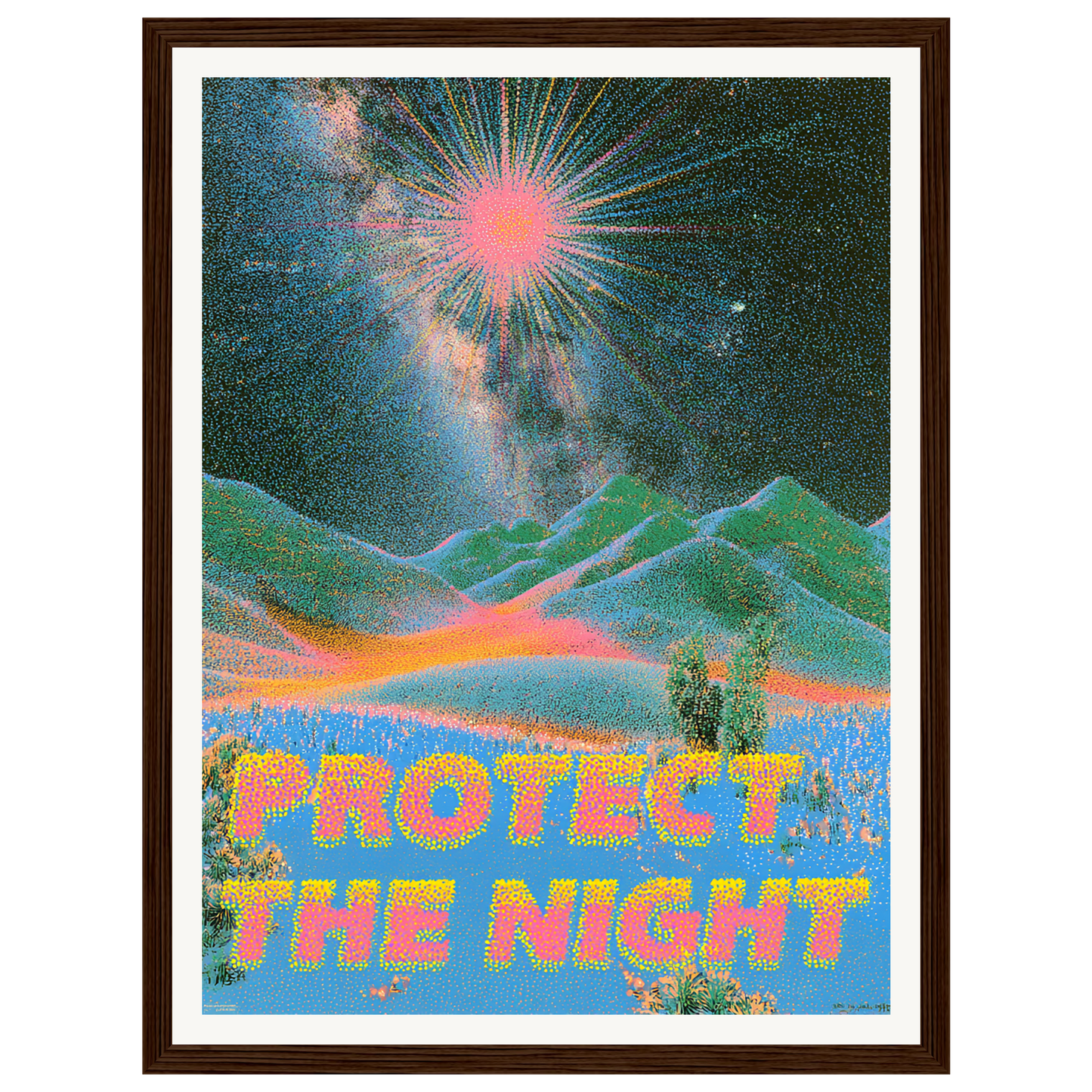 Northern Lights — s0_framed_dark_wood