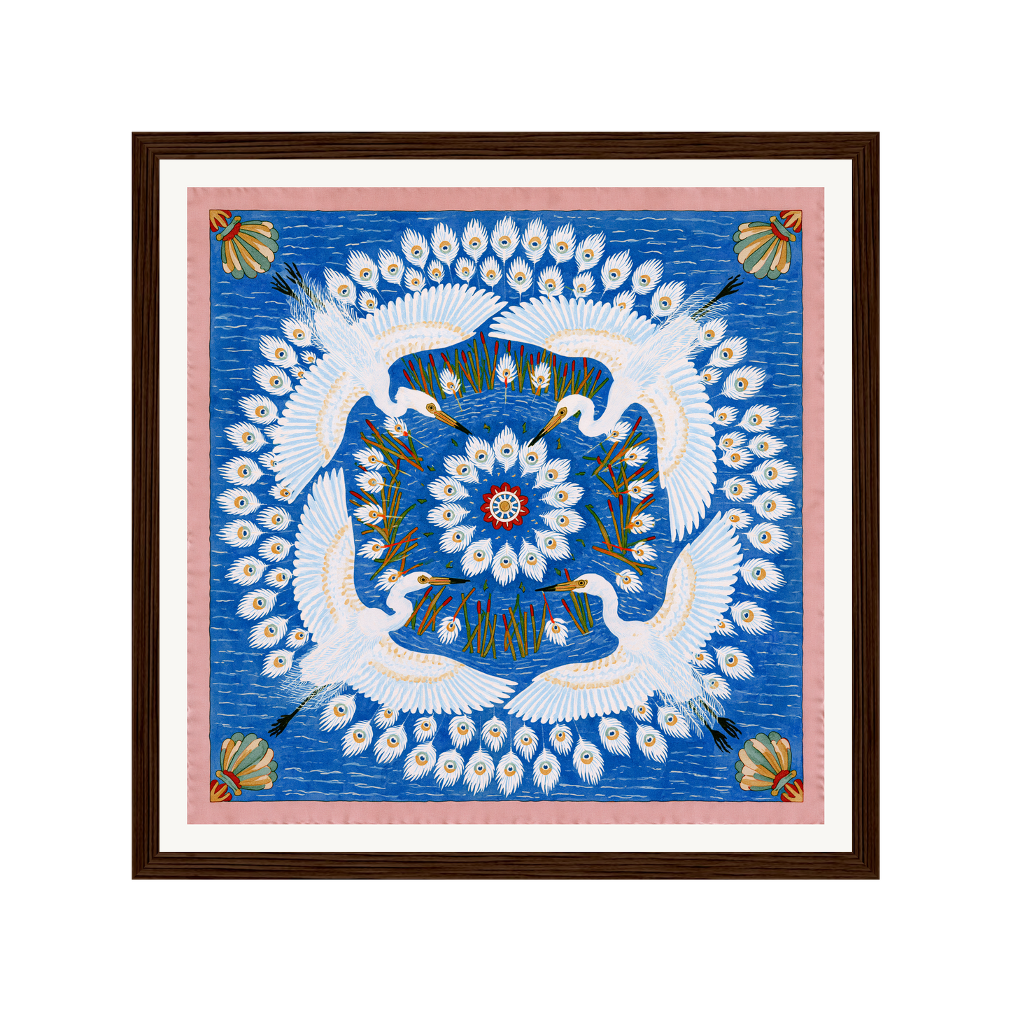 Royal Peacock — s0_framed_dark_wood
