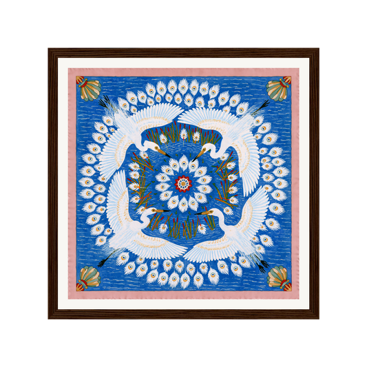 Royal Peacock — s0_framed_dark_wood