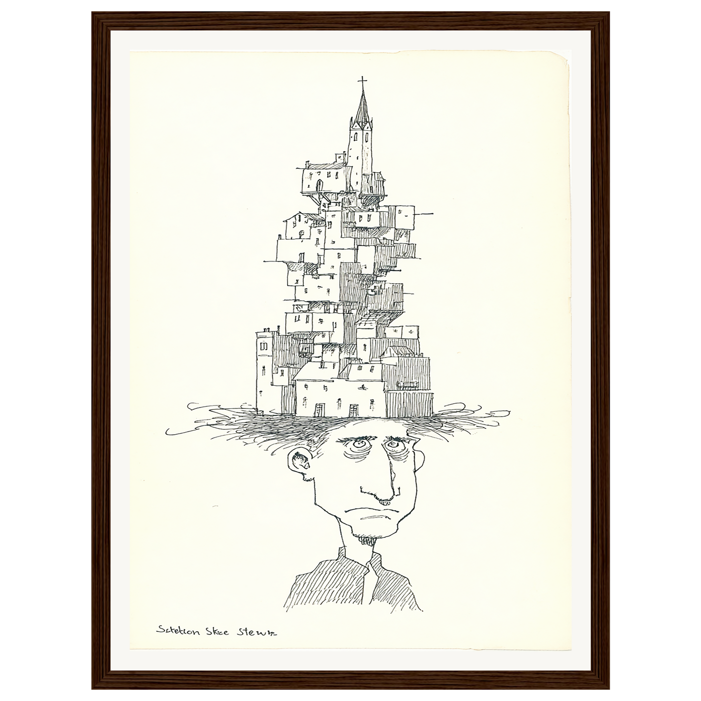 Idle Thoughts — s0_framed_dark_wood