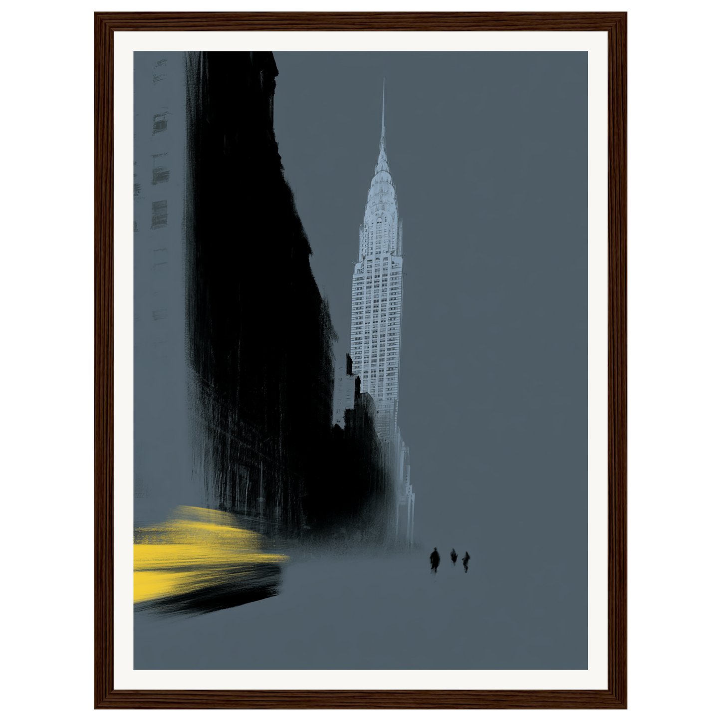 Yellow Cab — s0_framed_dark_wood