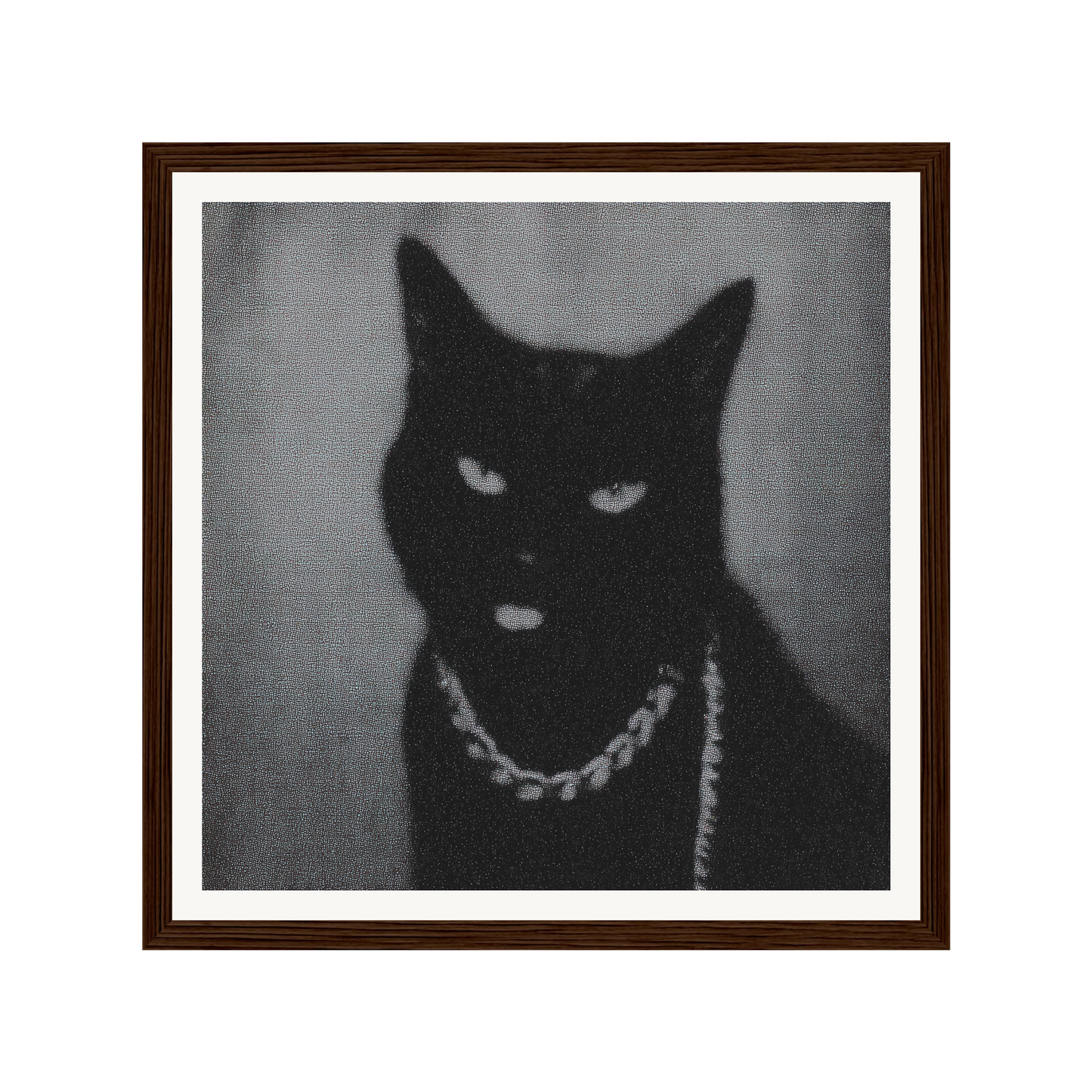 Midnight Prowl — s0_framed_dark_wood