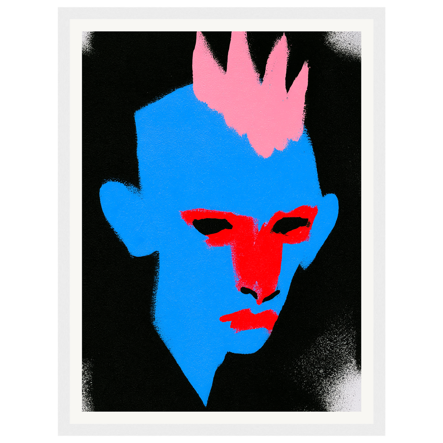 Punk Portrait — s0_framed_white