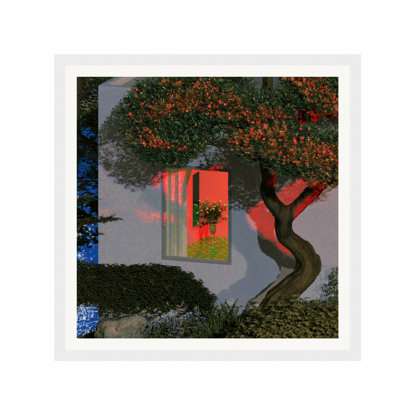 Hidden Garden — s0_framed_white