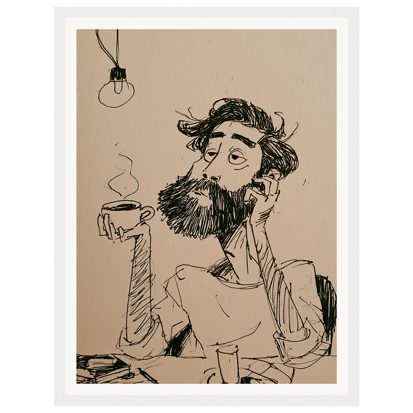 Morning Ritual — s0_framed_white
