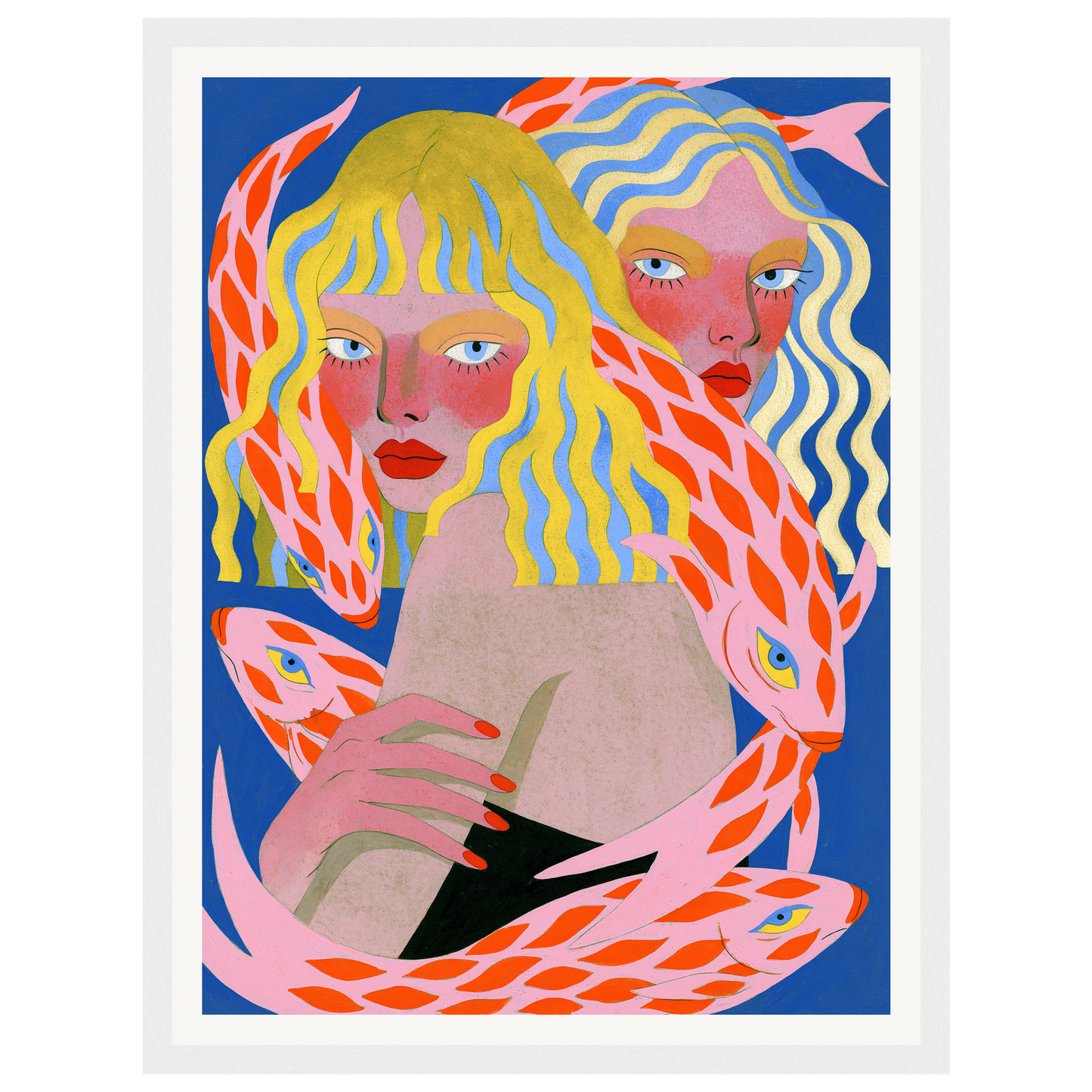 Sister Flame — s0_framed_white