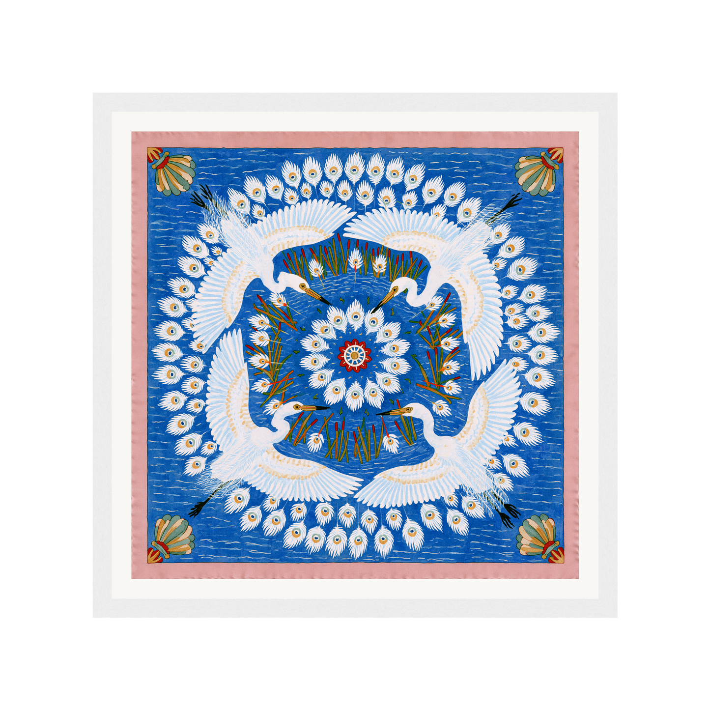 Royal Peacock — s0_framed_white