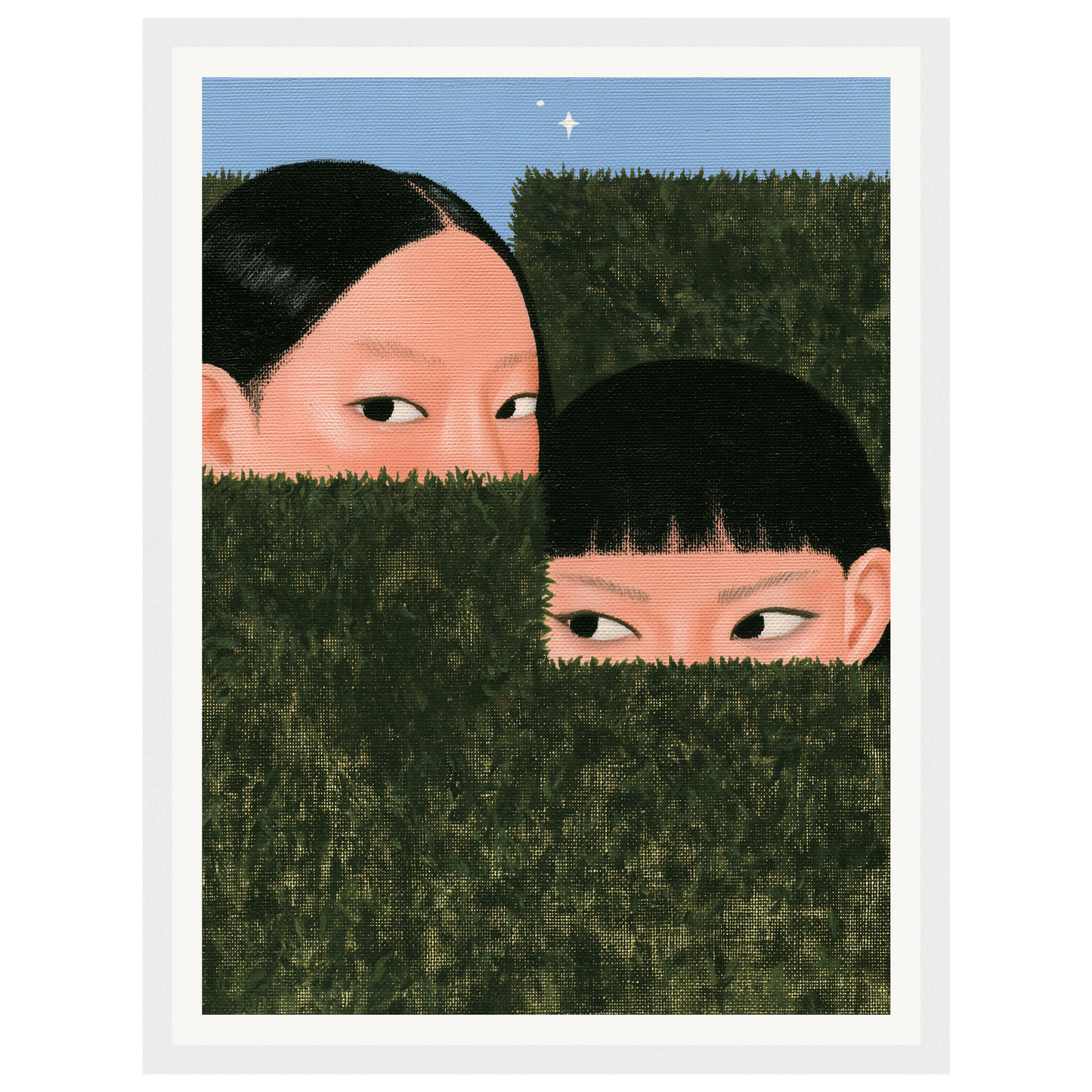 Curious Eyes — s0_framed_white