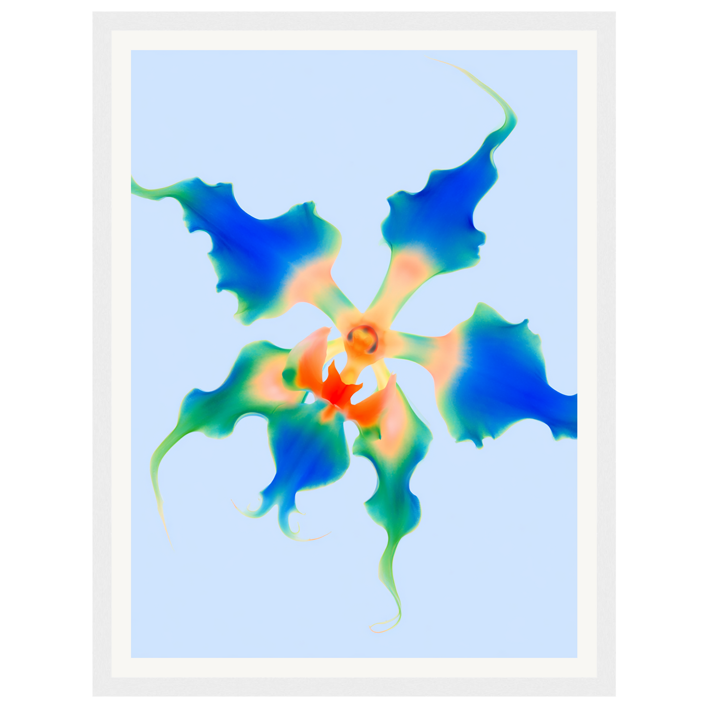 Ocean Bloom — s0_framed_white