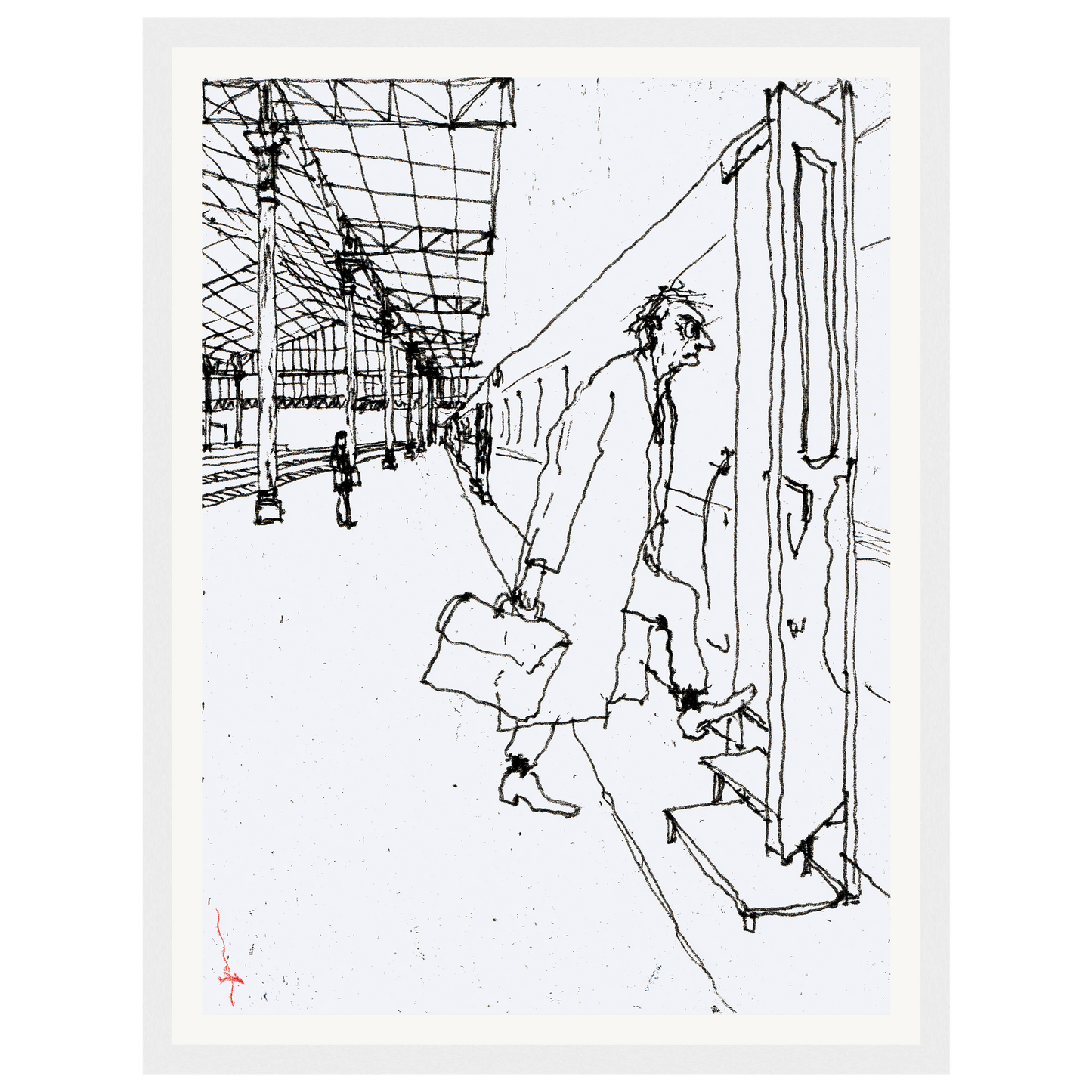 Morning Rush — s0_framed_white