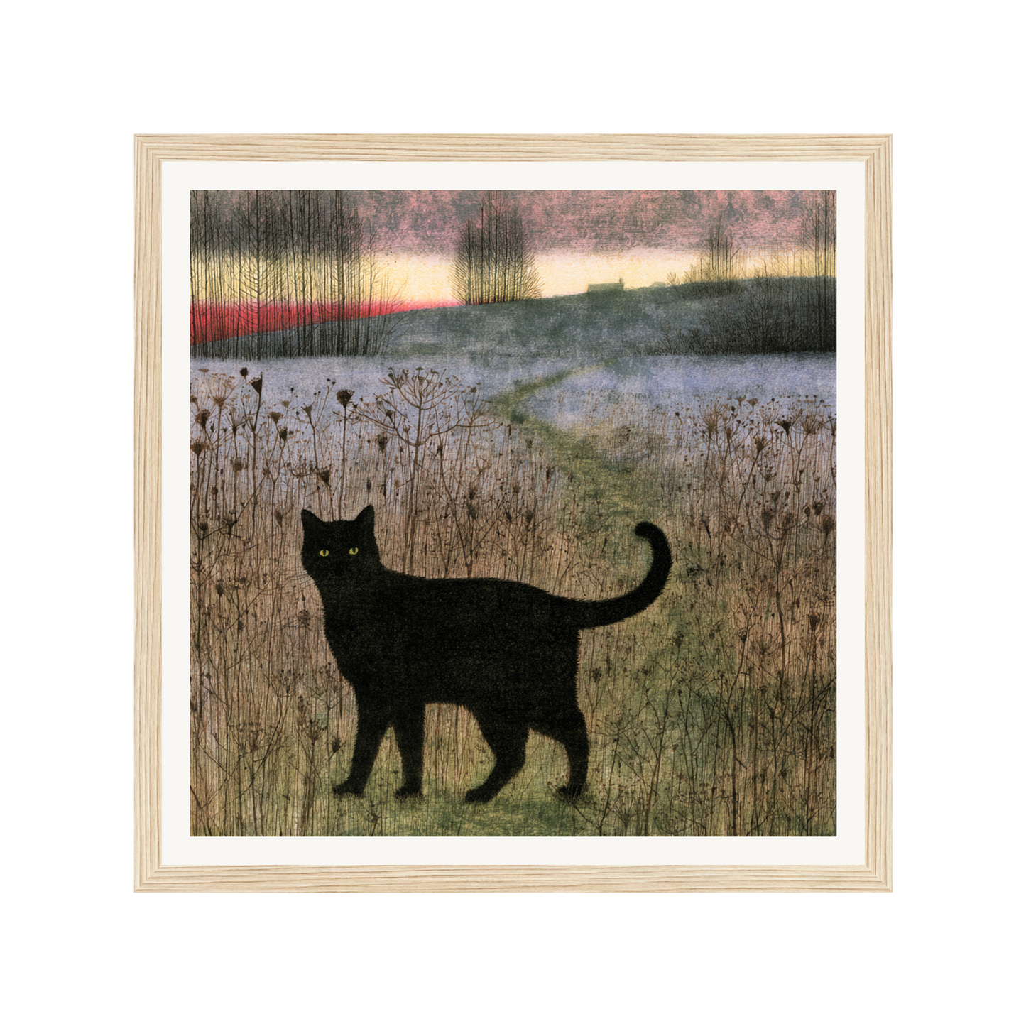 Evening Stroll — s0_framed_wood
