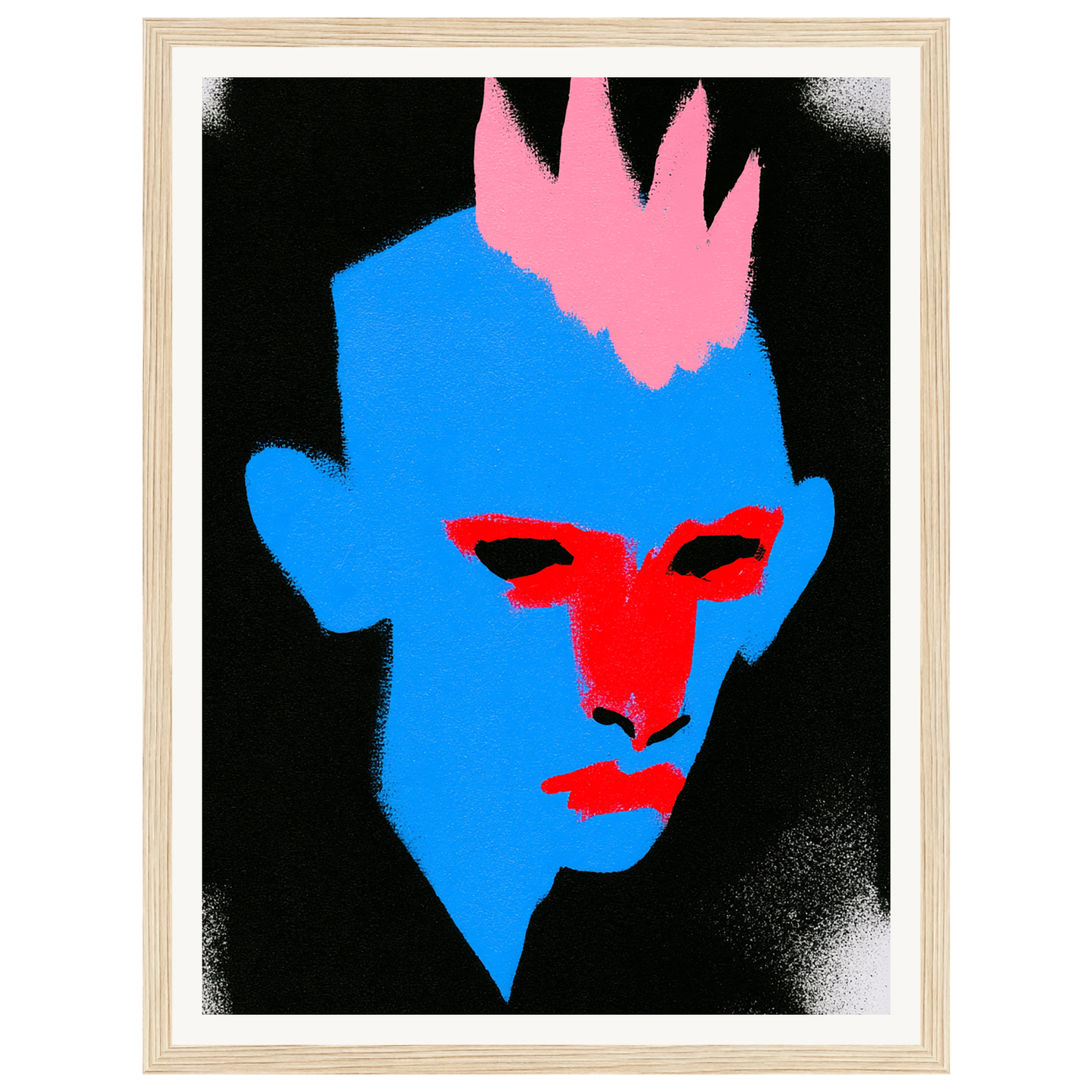 Punk Portrait — s0_framed_wood