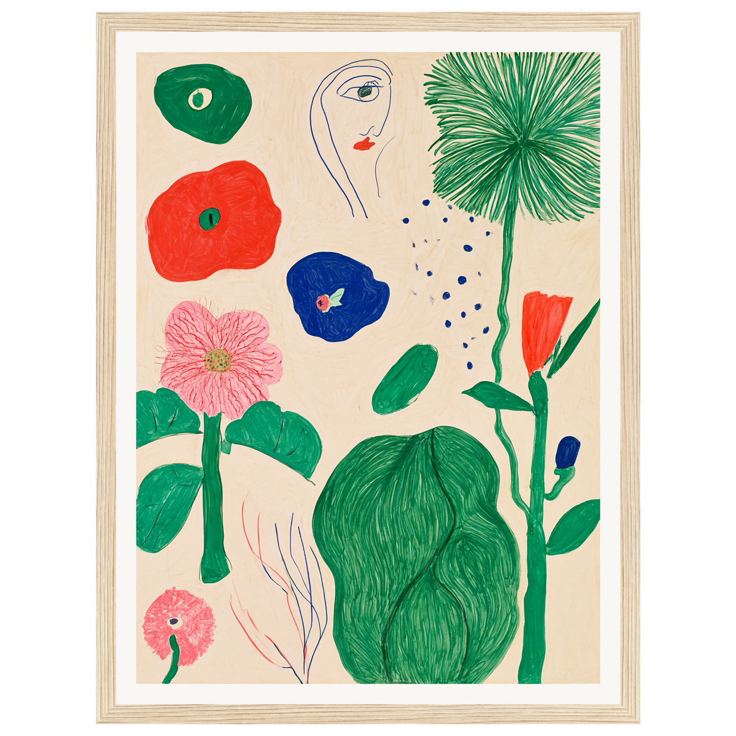Garden Sketchbook — s0_framed_wood