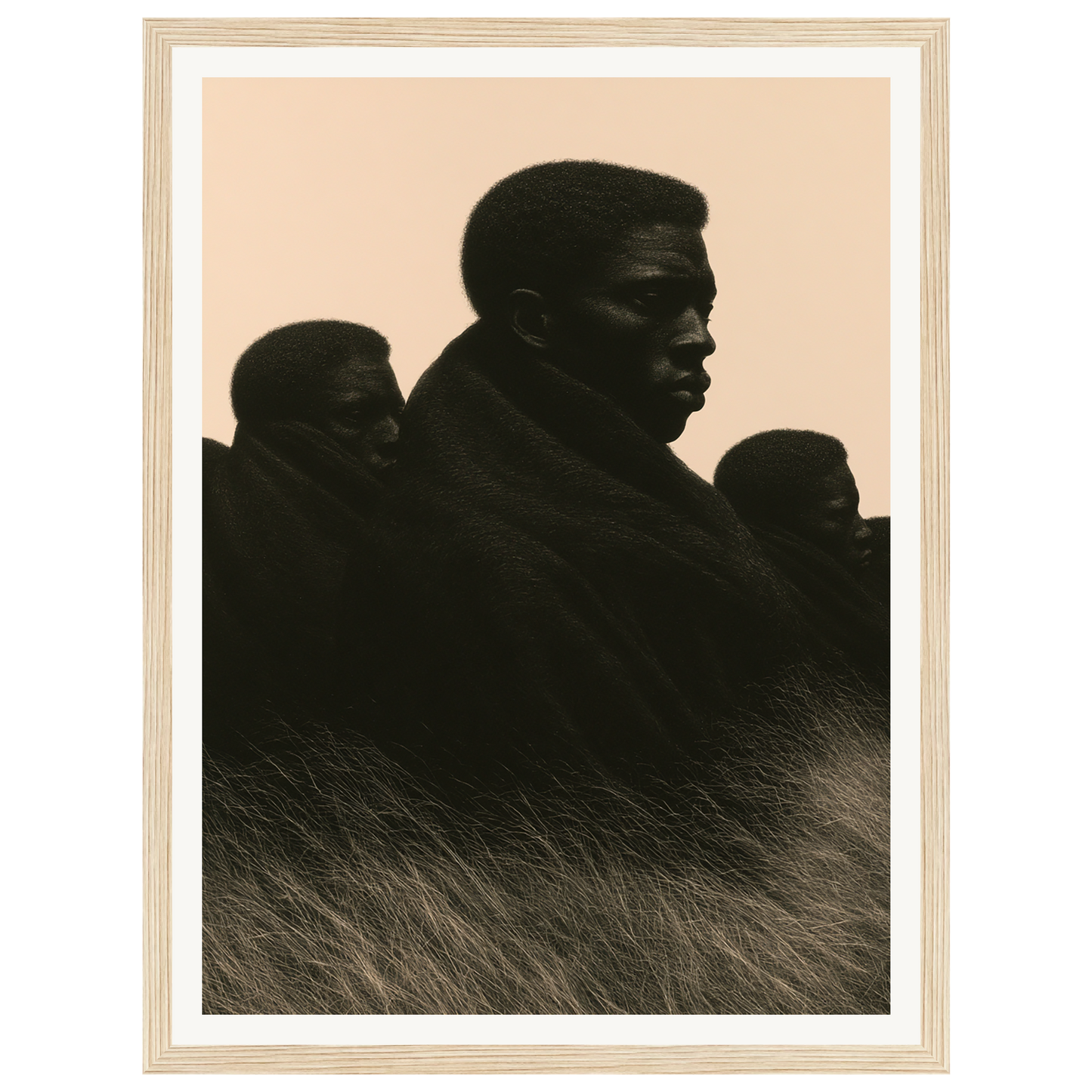 Silent Gathering — s0_framed_wood