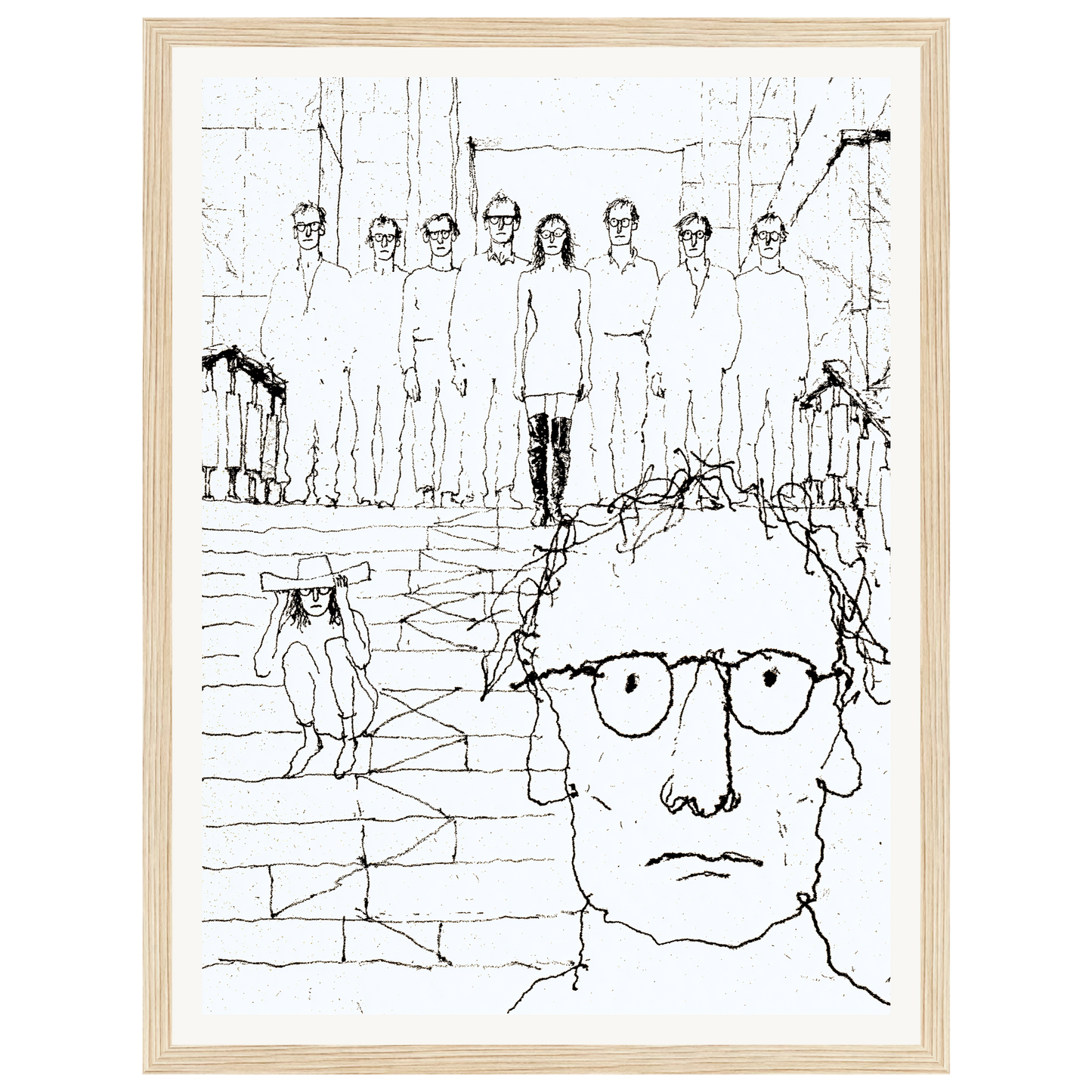 Familiar Faces — s0_framed_wood