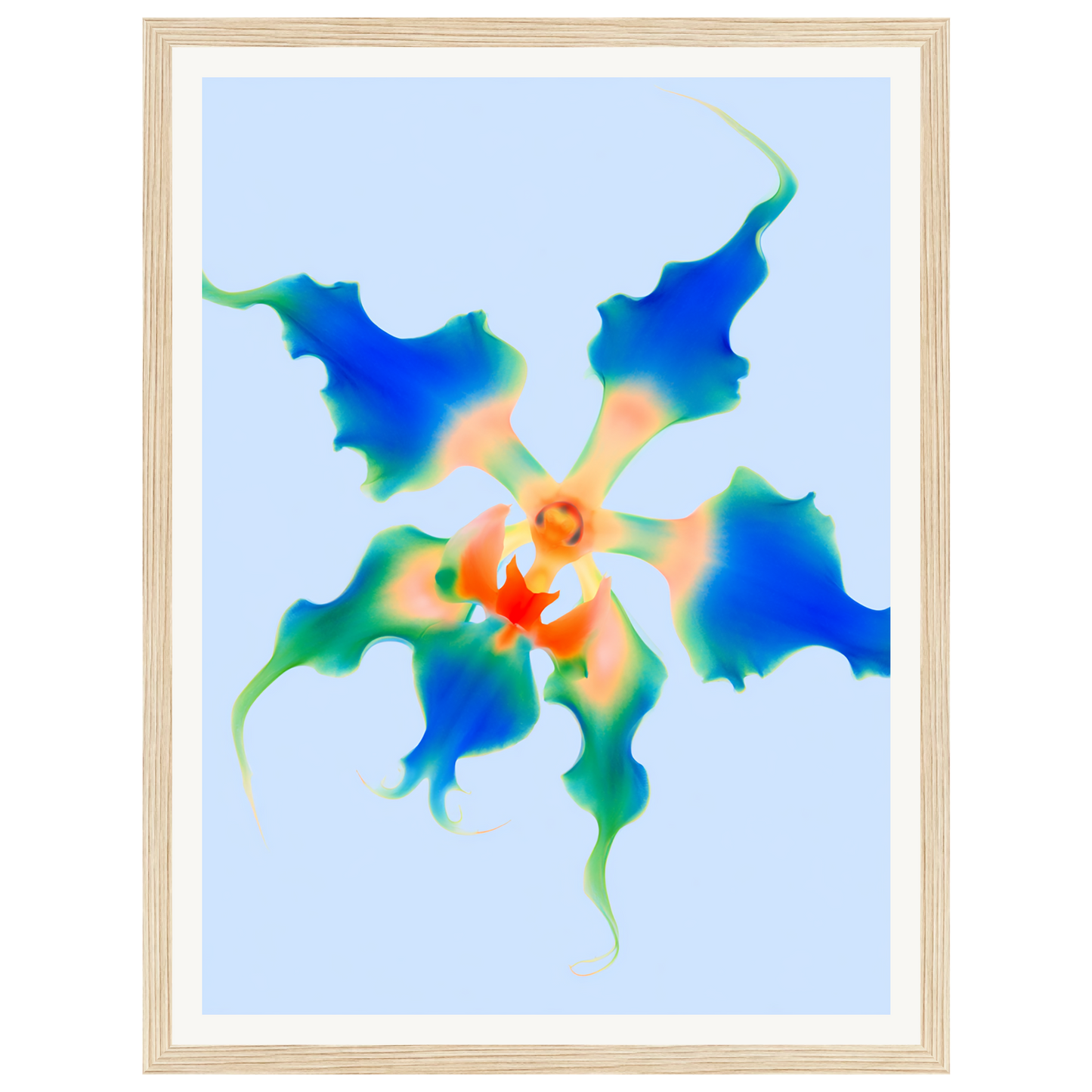Ocean Bloom — s0_framed_wood